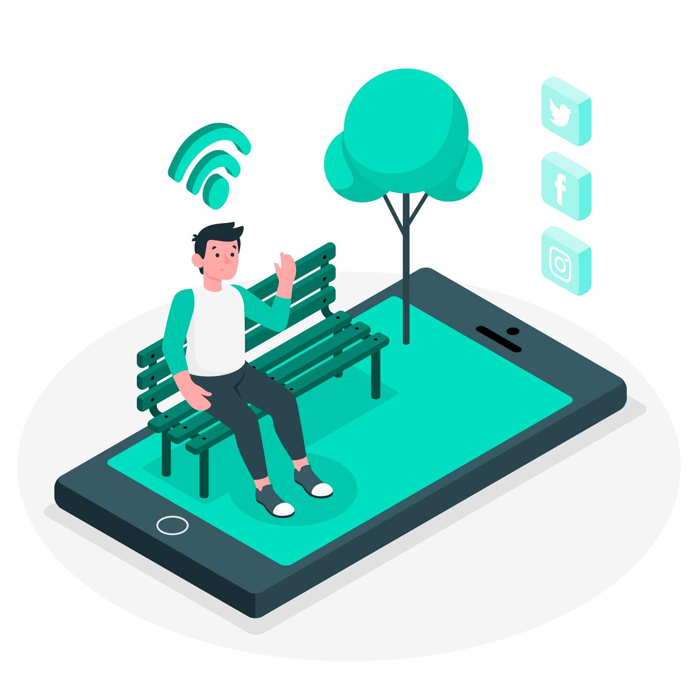 سهولة الوصول من أي مكان